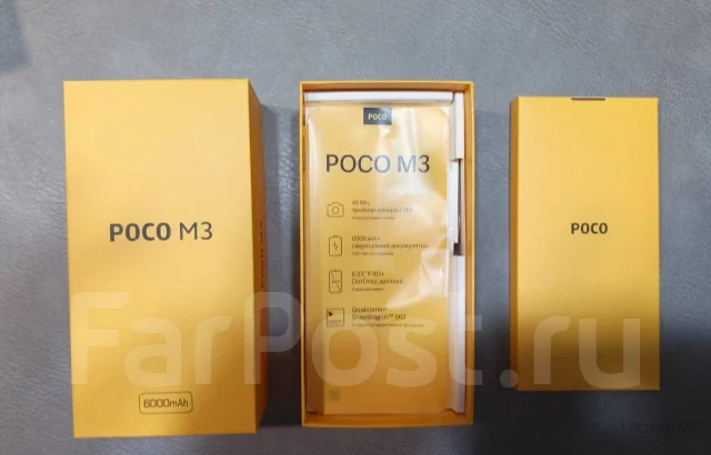 Xiaomi Poco M3. �/�, 64 ��, ������, 3G ����