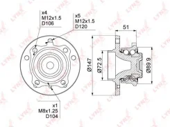 ������� ������ | ����� ����/��� | Lynxauto WH1238 WH1238 ����