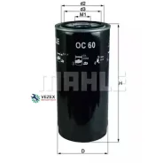 ������ �������� (����/����) Mahle OC60 OC60 ����