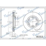 ���� ��������� �������� ��� 289 8*26*46 2 ������������� Mitsubishi Mando MBC030119 - MBC030119 ����