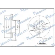 ���� ��������� �������� ��� 256 8*24 6*47 3 ������������� Hyundai (� ����� ���! ) Mando MBC030154 - MBC030154 ����