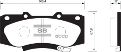 ������� ��������� ��������, �������� TO Hilux KUN26 04- [178Sangsinbrakesp1484] SP1484 ����