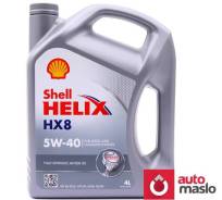 Shell Helix HX8. 5W-40, �������������, 4��. ����