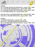 ��� �������� Peugeot 307 (2001-2008) 1174.85 117485 ����