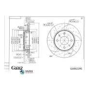 ���� ��������� VAZ 2108-15 �����. ��������������� PRO-LINE � ��������� (�����. 2 ��. ) GANZ GIJ06229S GIJ06229S ����