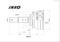 ���� ������� 27/25 | ����� ����/��� | INKO 320174 320174 ����