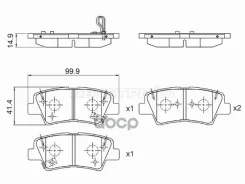 ������� ��������� (�����) Hyundai Creta 15-22 / Elantra 06-20 Baikor ���. BKBR0106, ������ BKBR0106 ����