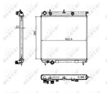 �������� CI C2/C3 1.4 AUT. 50447 NRF 50447 ����