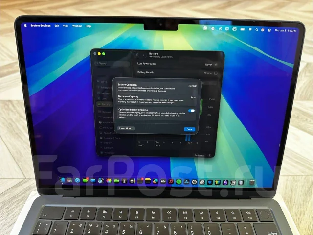 Apple MacBook Air 13 2022 MLY43. 13.6", 3,5����, ��� 8 ��, ���� 512���, WiFi: 1, Bluetooth: 1, ����������� �� 12��. ����