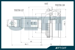 ���� �������� �������� JETT V416067 ABS V416067ABS ����