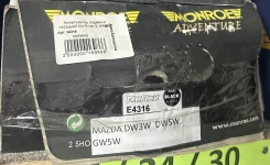 �������� �������� ������������� ����� + ������ Demio, Mazda 121, 332068 + 332069, DA97-34-700, DC20-34-700, E4316, Monroe (� / 24 / 30) ���������� E43...