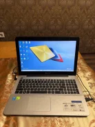 Asus X555L. 15.6", 1,7����, ��� 4 ��, ���� 500���, WiFi: 1, Bluetooth: 1, ����������� �� 1��. ����
