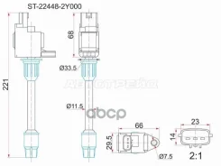 ������� ��������� Infiniti I30 99-04 / I35 99-04 VQ20DE; VQ30DE Sat ���. ST-22448-2Y000 ST224482Y000 ����