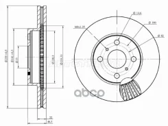 ���� ��������� (�������) Toyota Corolla (E180, E210) 12-22 / Corolla Fielder 06- HOSU ���. HSDB0142, �������� HSDB0142 ����