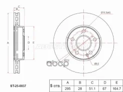 ���� ��������� (�������) Mercedes-Benz A-Class 12-18 / B-Class 11-18 Sat ���. ST-25-0037, �������� ST250037 ����