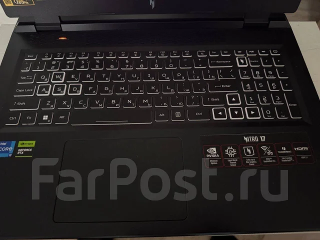 Acer Nitro 17. WiFi: 1, Bluetooth: 1 ����