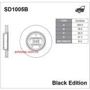 ���� ��������� ��������! Hyundai ix35/Sonata/Tucson, KIA Sportage 2.0-3.3 04 Sangsin Brake SD1005B SD1005B ����