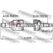 ������ Toyota Hilux 2004-2012 0114-KUN26 Febest 0114KUN26 0114KUN26 ����