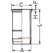 ������! R6 d131 Volvo D13A/B/C, RVI DXI13 Kolbenschmidt 89886110 89886110 ����