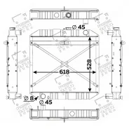 �������� ���������� ��������� ������ HI-18001-48 AD Radiators 160903210, 160903211, BA04034, HI1800148, S160903211 ����
