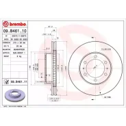���� ����. ���. ����. [319x28] 6 ���. Toyota Land Cruiser 3.0 02- Brembo 09B46111 09B46111 ����