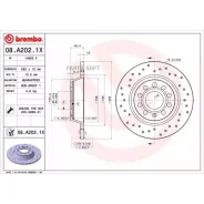 ���� ��������� ������������� Xtra Brembo 08. A202.1X Brembo 08A2021X 08A2021X ����