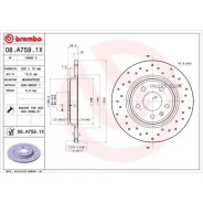 ���� ��������� ������! ��������. D=300 Audi A4/A5/A6/A7/Q5 07 Brembo 08A7591X 08A7591X Brembo 08A7591X 08A7591X ����