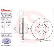 ���� ��������� Brembo 09.9077.11 Brembo 09907711 09907711 ����