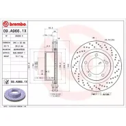 ���� ��������� �������� Lexus LX (_J2_) 08/07- / Toyota (FAW) LAND Cruiser 200 (_J20_) 12/07-12/17 Brembo 09A9661X Brembo 09A9661X 09A9661X ����