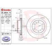 ���� ��������� ��������! Toyota Land Cruiser4.0/3.0D-4D 03 Brembo 09B63411 09. B634.11 Brembo 09B63411 09B63411 ����
