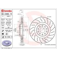 ���� ��������� Xtra Brembo 09. C306.1X Brembo 09C3061X 09C3061X ����