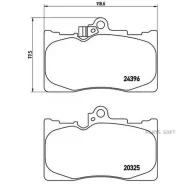 ������� ��������� �������� Brembo P83072 Brembo P83072 P83072 ����