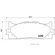 ������� ��������� Toyota Camry V40 06-/V50 11-/Lexus ES 240/350 06- �������� Brembo P 83 117 Brembo P83117 P83117 ����