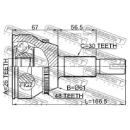 ���� �������� 26x61x30 | ����� ����/��� | Febest 0110GGL15A48 Febest 0110GGL15A48 0110GGL15A48 ����