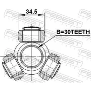 ������� 30X34.5 Febest 0316FK Febest 0316FK 0316FK ����