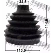 ������� ���� ���������� �������� pvc 113.5x114.5x34.5 | ����/��� | Febest 0415PV97WR Febest 0415PV97WR 0415PV97WR ����