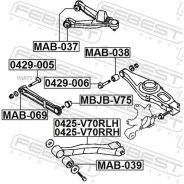 ���� ������ ���������� ������ Febest 0425V70RRH Febest 0425V70RRH 0425V70RRH ����