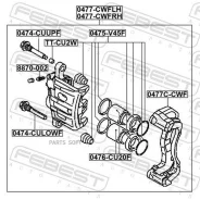 ������� ��������� Mitsubishi Lancer -17 ���. ���. (�� ������) Febest 0477-Cwflh Febest 0477Cwflh 0477CWFLH ����