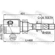 ���� ���������� ������ 22X35X26 Febest 0511Bmatrh Febest 0511Bmatrh 0511BMATRH ����