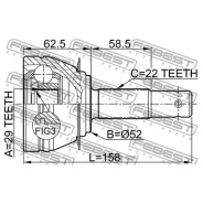 ���� �������� 29X52X22 Febest 1110006 Febest 1110006 1110006 ����