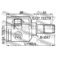 ���� ���������� ����� 24X41X27 Febest 2211NS20LH Febest 2211NS20LH 2211NS20LH ����