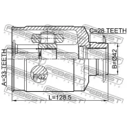 ���� ���������� ������ 33X42X28 Febest 2211XM12RH Febest 2211XM12RH 2211XM12RH ����