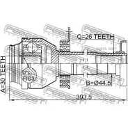���� ���������� ������ 30X44.5X26 Febest 2311T5MTRH Febest 2311T5MTRH 2311T5MTRH ����