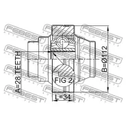 ���� ���������� 28x112 | ����� ����/��� | Febest 2311TOUR Febest 2311TOUR 2311TOUR ����
