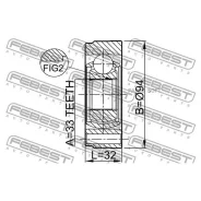 ���� ���������� �-��! VW Golf V 03-08, Seat Toledo II 99-06/ Leon 05-12, Skoda Octavia 04-12 Febest 2311GV Febest 2311GV 2311GV ����