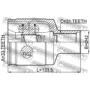 ���� ���������� ������ 33X35.7X31 Febest 2411Dustawdrh Febest 2411Dustawdrh 2411DUSTAWDRH ����