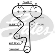 ������ ��� Chevrolet 1.8-2.0 05-/ Daewoo 1.8-2.0 00-/OPEL 1.8-2.0 93-00 (169x24) Gates 5408XS Gates 5408XS 5408XS ����