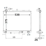 �������� MA-0164-26-AT-K /RF AT, MT SKF2VN, SKF2V, SK22VN Bongo 2004-2010, Nissan Vanete 2004-2010/ AD Radiators [MA016426ATK] MA016426ATK ����