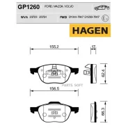 ������� �������� FORD Focus III 2010- GP1260 Sangsin Brake GP1260 GP1260 ����
