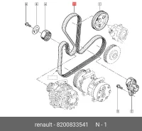 ������ ������������ Renault 8200833541 8200833541 ����